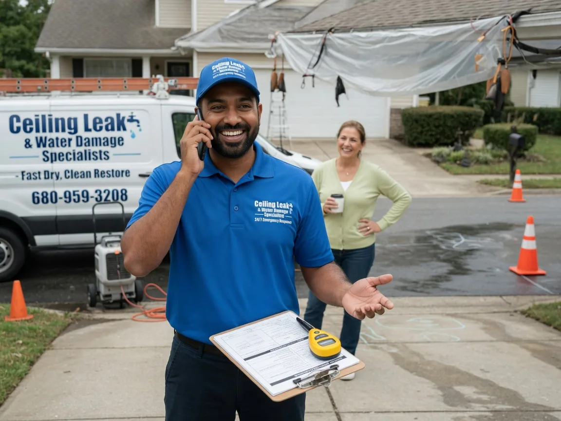 Ceiling Leak Cleanup Myrtle Point, OR FAQs